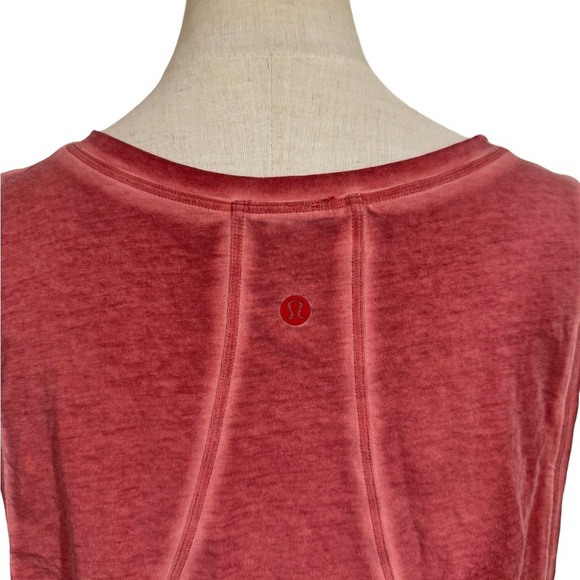 Lululemon Muscle Love Crop Tank *Fade in Washed Brick Rose W1BP9S - Picture 8 of 9